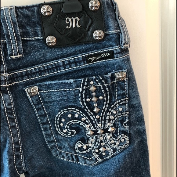 Miss Me Bootcut Denim Jeans Size 25 - Picture 12 of 16